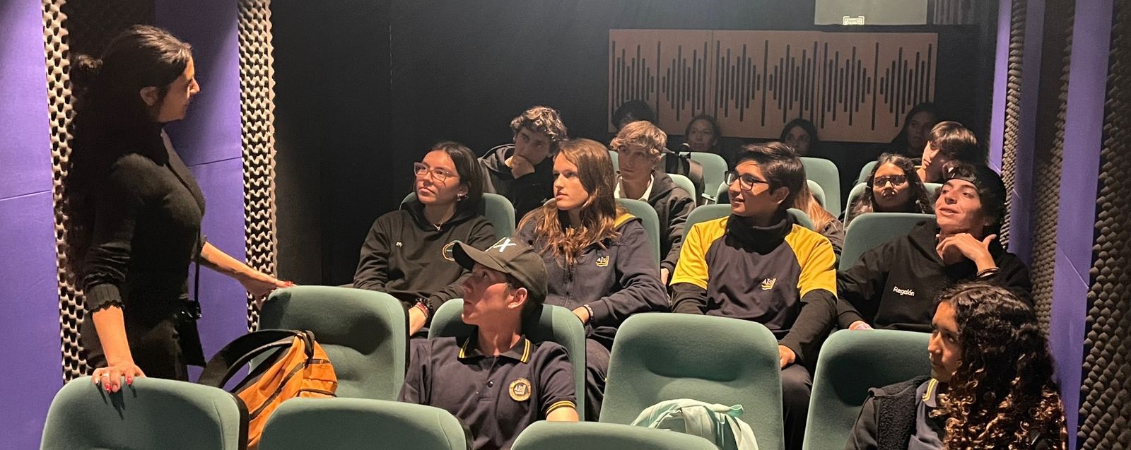 Estudiantes en el cine