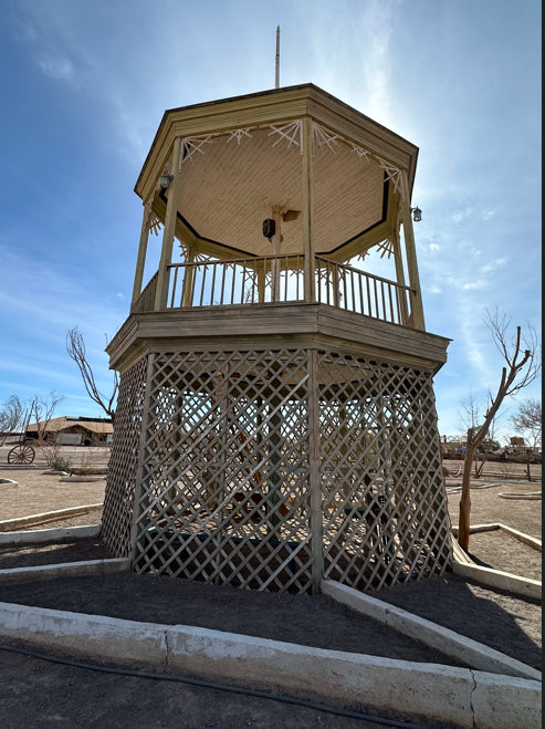 Odeón de la plaza en Chacabuco