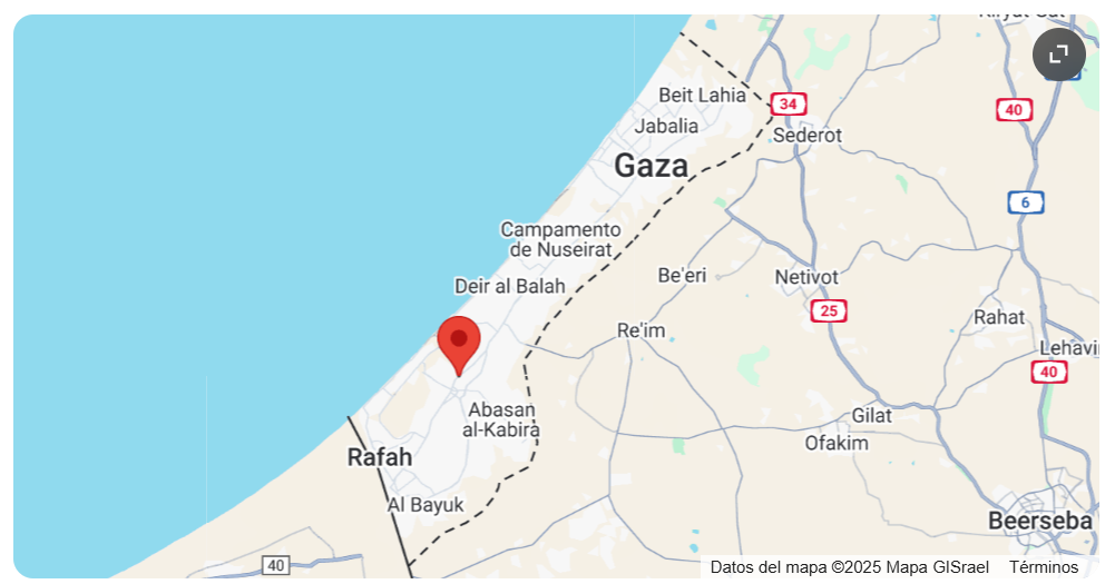 Maps Franja de Gaza