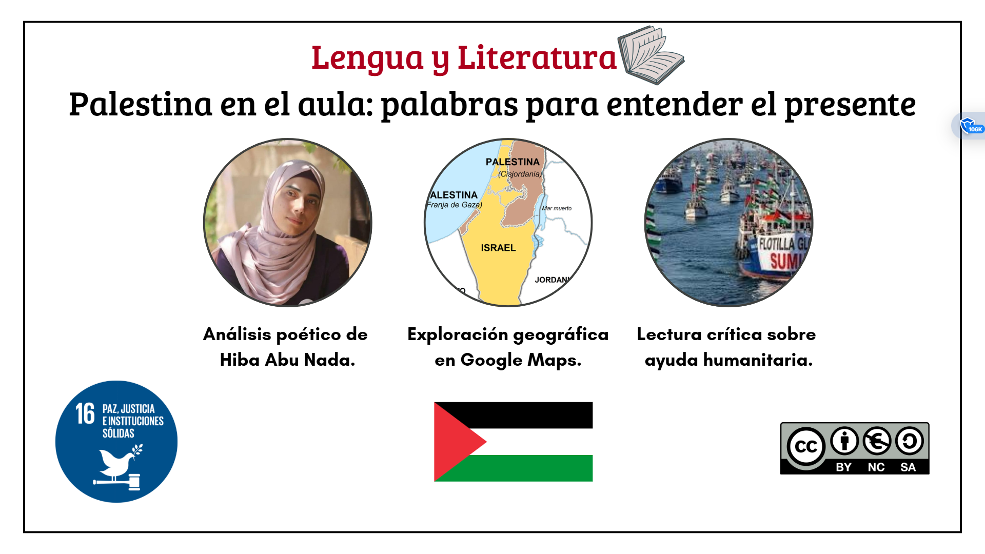 Portada REA Palestina en el aula