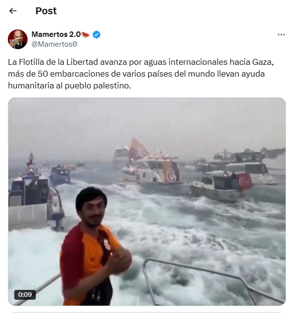 Post Mamertos 2.0 sobre GSF avanzando por aguas internacionales