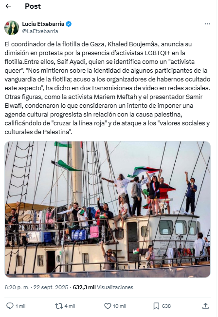 Lucia Etxebarria sobre dimisión de coordinador de GSF