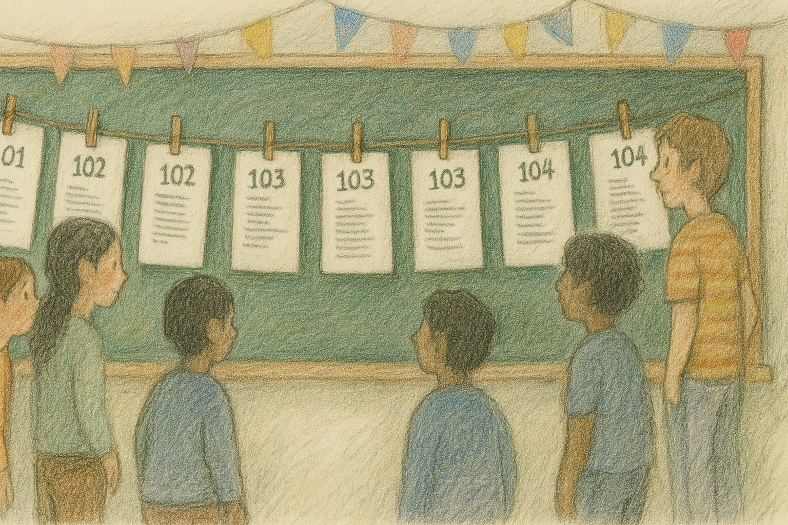 Ejemplo estudiantes leyendo poemas de Zuleta Vásquez